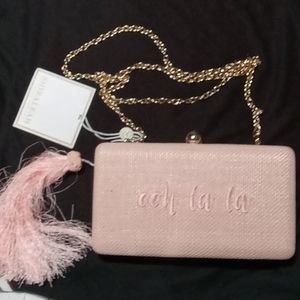 Pink shoulder bag
